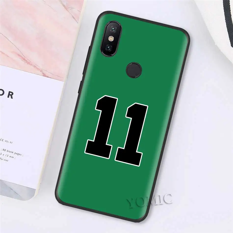 Basketball 23 24 Lucky Number Soft Cases for Xiaomi Redmi Note 9S 8 9 8T 7 10 Pro 9C 9A 7A 8A 6A TPU Black Phone Cover Coque
