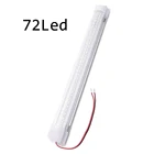 DC12V светодиодный бар светильник белый жесткий чехол с принтом во все жесткой полосы светильник s 5 Вт 72 светодиодный Подсветка салона Алюминий инспекции светильник s Для караван сигнальная лампа