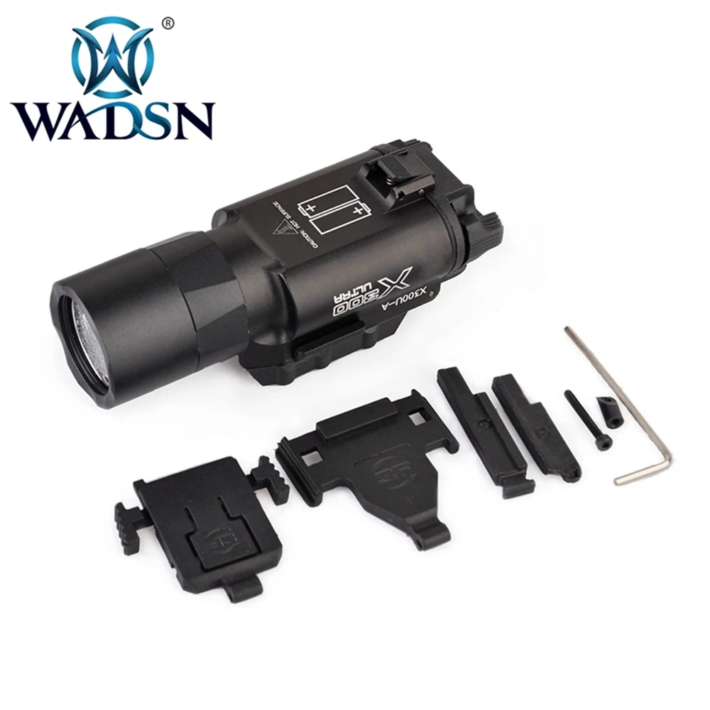 WADSN Surefir X300 Тактический ультра фонарик для оружия пистолет светодиодный налобный