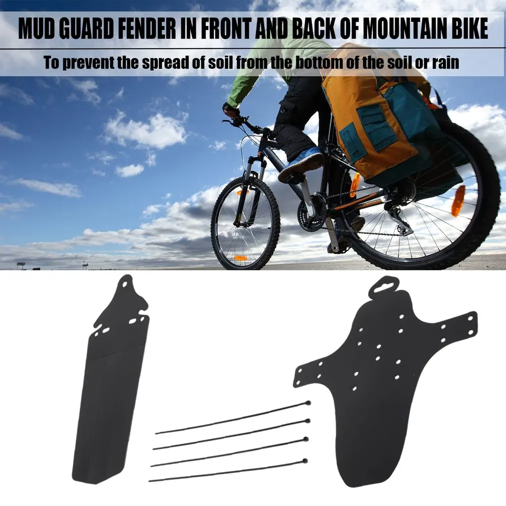 

Ultra Lightweight Bicycle Mudguard Easy To Install MTB Fender Mud Guards Wings For Bicycle Front Rear Fenders Bike Parts