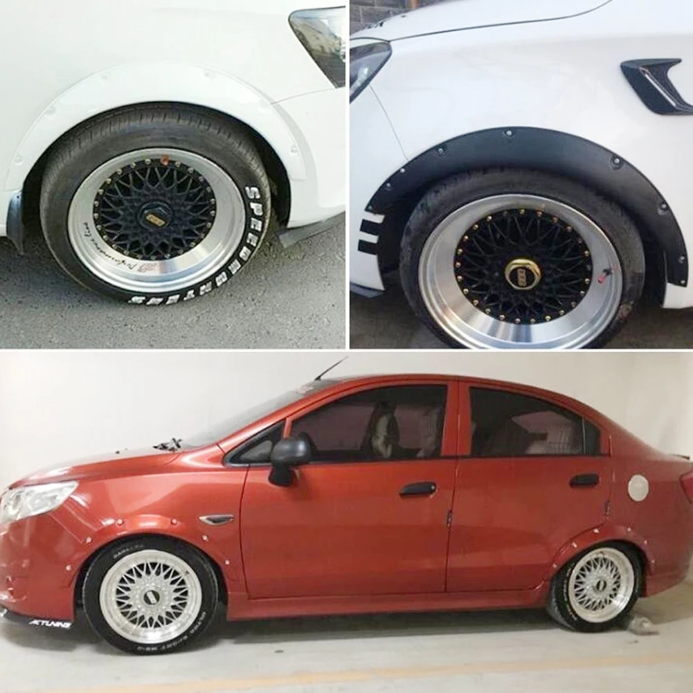 4 шт./компл. Универсальный гибкий автомобильный внедорожник расклешенное колесо