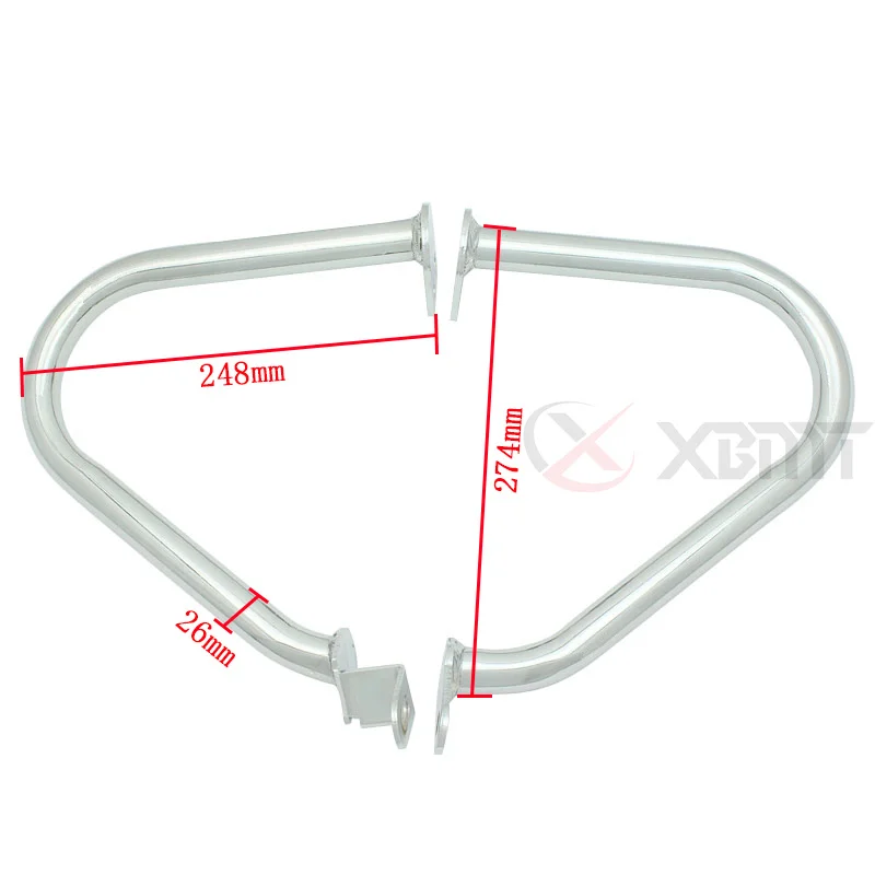 Защита двигателя мотоцикла бампер полоса защиты буферная рама боковая защита