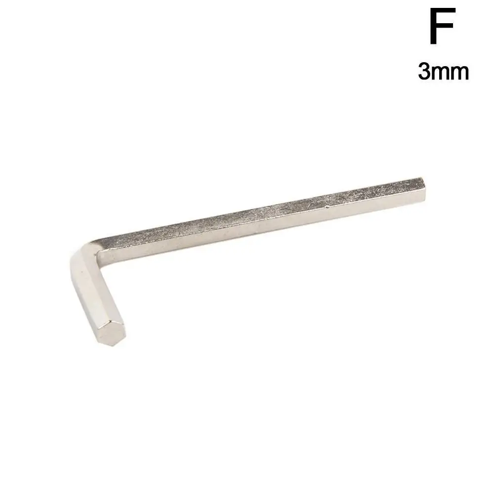 3mm 1 шт. шестигранный ключ с шариковым концом и длинной рукояткой, метрический шестигранный никелированный 0,9 мм-8 мм Набор шестигранных ключей - Цвет: 3mm