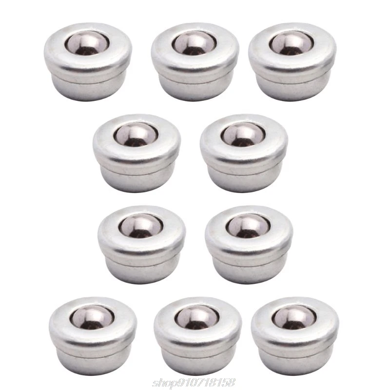 10 шт 8 мм Сталь Конвейерный шар Щепка опорная несущая роликовый блок колеса