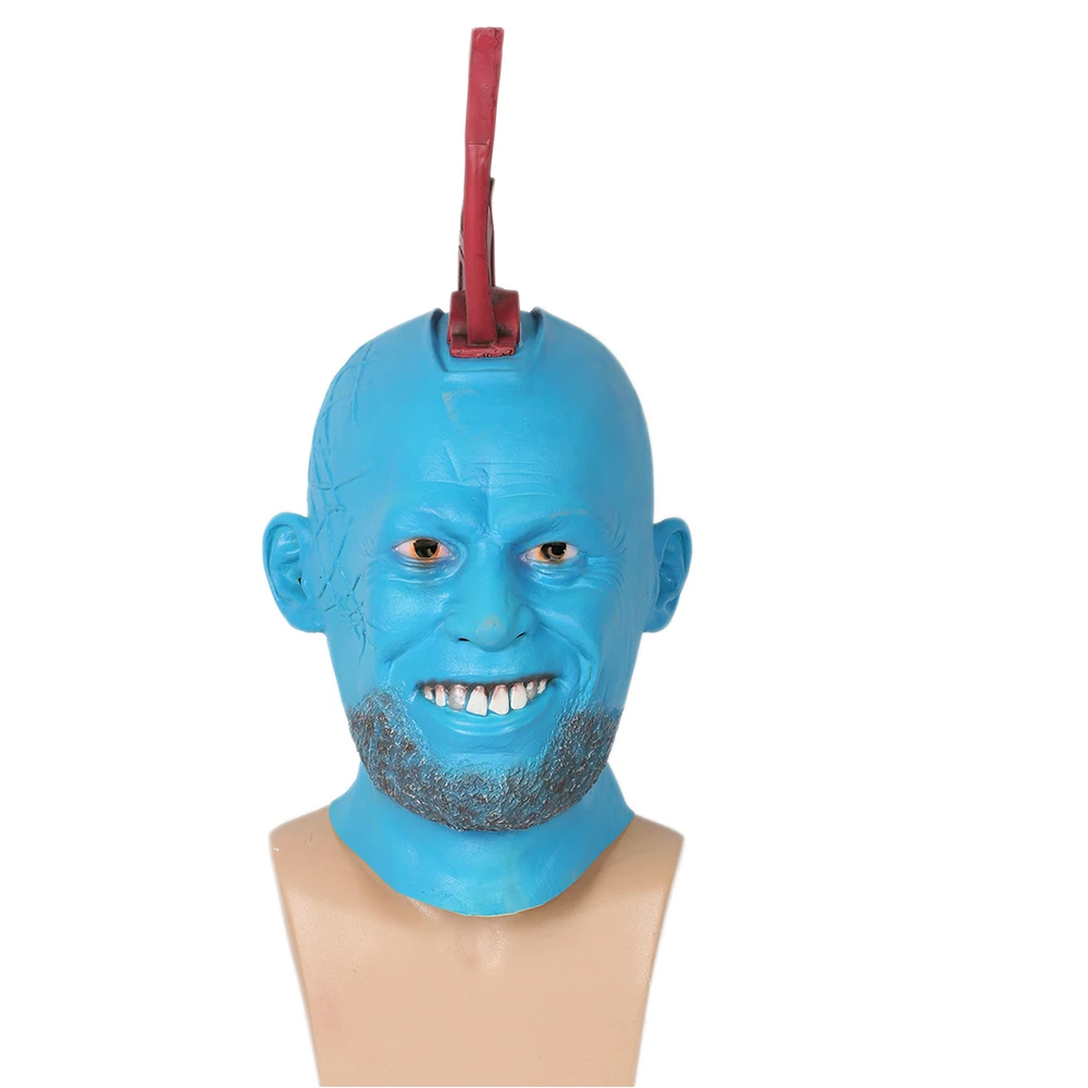 X COSTUME стражи Галактики Yondu голова плавник латексная маска для взрослых