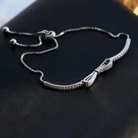 minimalism bowknot bracelet wedding party gifts for women girlfriend shiny bracelet