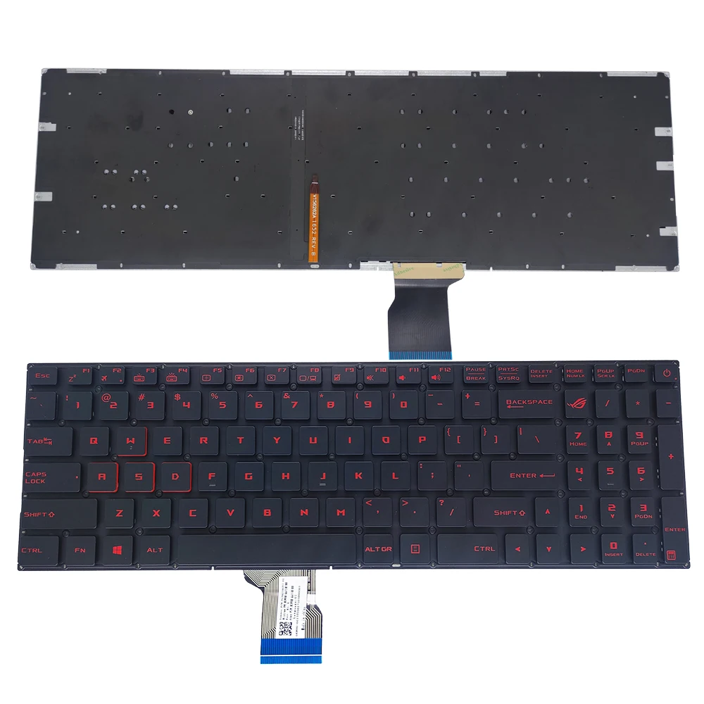Клавиатура с американской подсветкой для Asus ROG Strix GL702 VT GL702VM GL702VS GL502 VM GL502VS