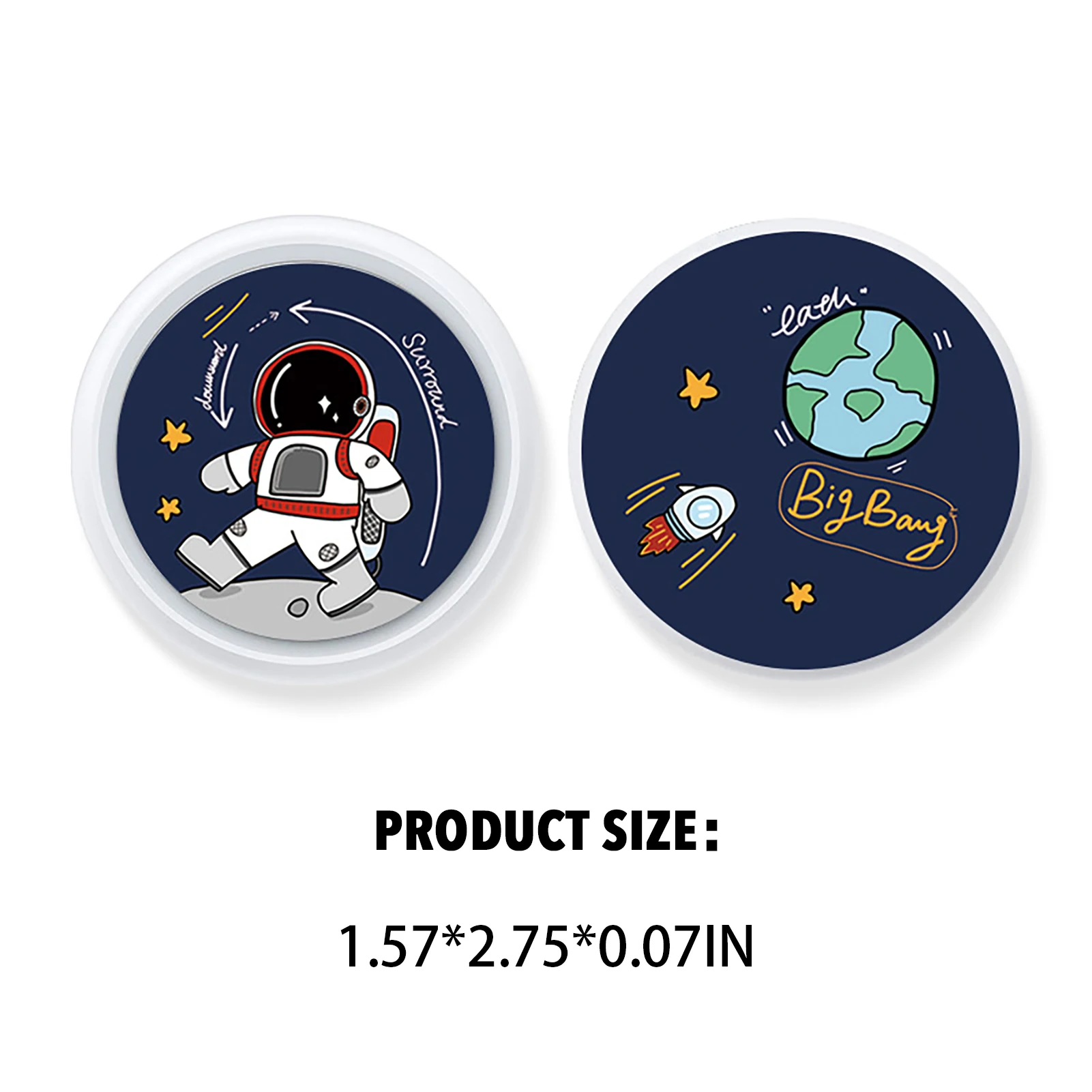 

Protective Cover Case Sticker For Airtags Astronaut Cover Paster For Iphone Locator Tracker Anti-loss Device Drop Shipping Hot