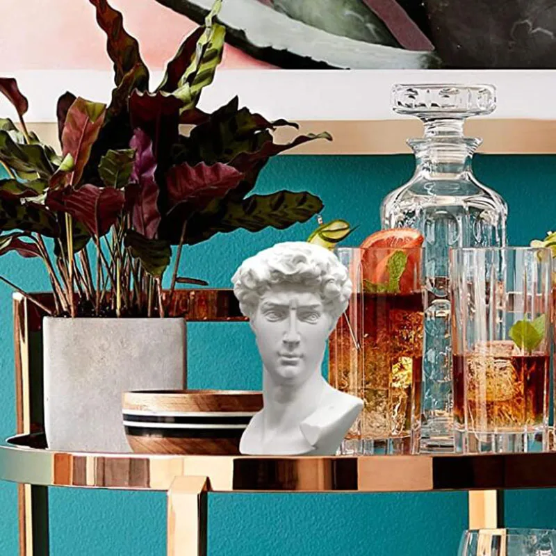 Home Decor Resin Statue Sculpture Art Deco Ornaments Wedding Decoration Party for Living Room Gypsum Modern | Дом и сад