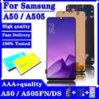 Дисплей 100% AAA для Samsung Galaxy A50 SM-A505FNDS A505FDS A505, ЖК-дисплей с сенсорным экраном, дигитайзер с рамкой для Samsung A50