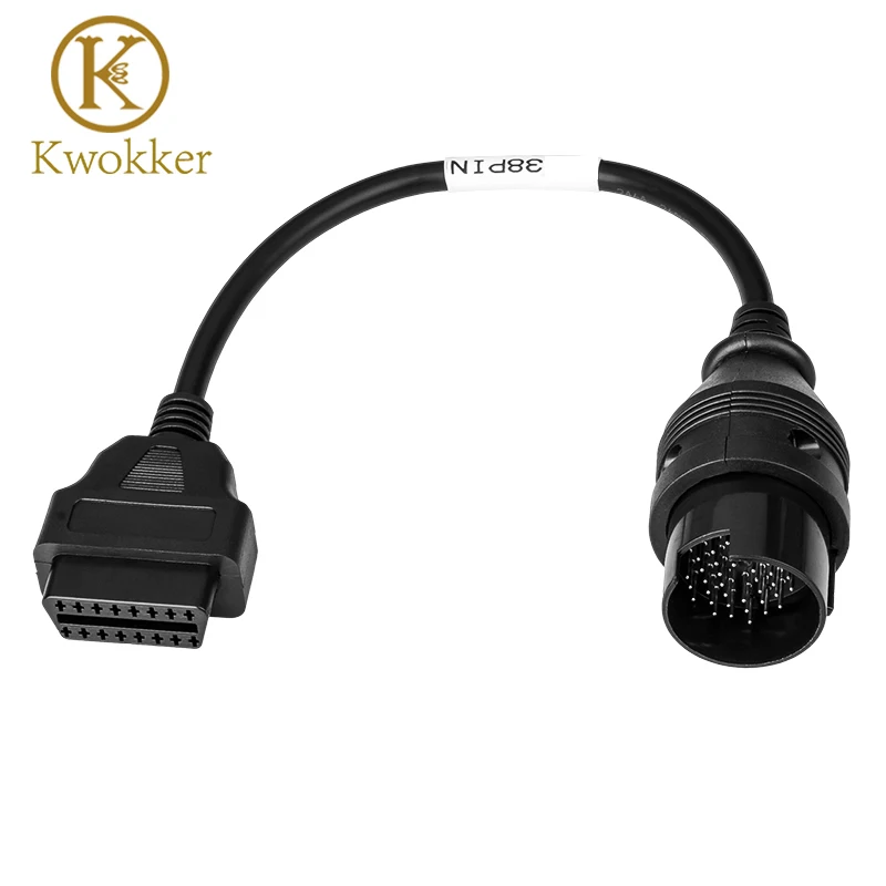 5pcs OBD 2 II Cable For IVECO 38Pin obd 16 Pin Connector Car Interface Trucks Diagnostic Tool Car-detector | Автомобили и