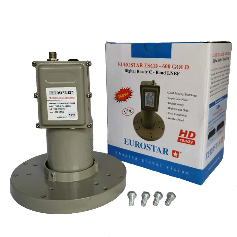 Одиночный выход HD цифровой высокопроизводительный ТВ с lnb конвертером c band 5150MHz