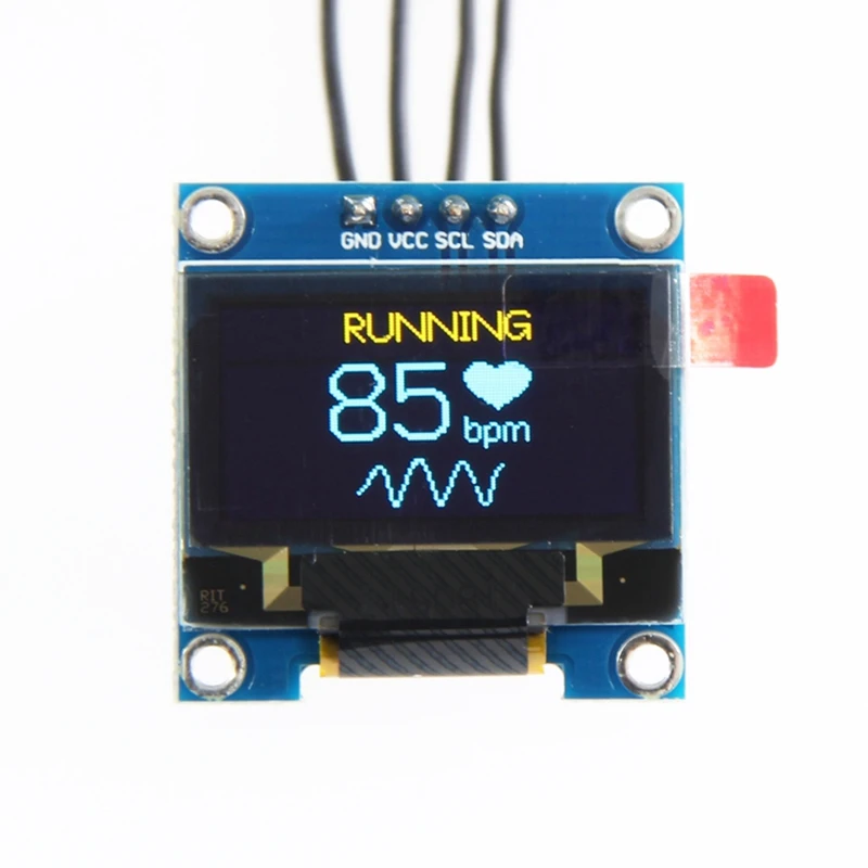 Топ 0 96 дюймов межсоединений интегральных схем I2C серийный GND 128X64 O светодиодный ЖК