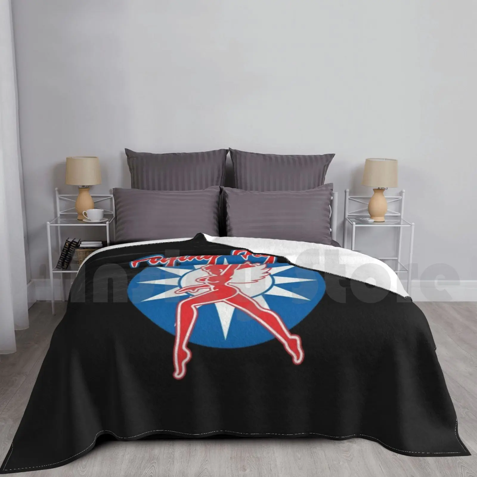 Летающие тигры знаки Ада времен Второй мировой войны одеяло модные на заказ