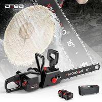 6 12 inch 4 0ah6 0ah battery brushless chain saw cordless mini pruning saw woodworking electric saw cutting tool