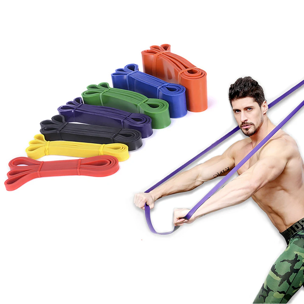 Латексные резинки для фитнеса унисекс тренировок тренажеры силовые Пилатес йоги
