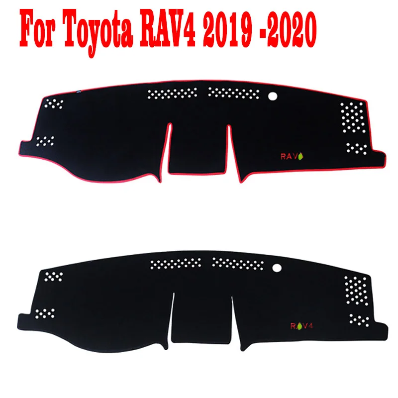 

Car Dashboard Avoid Light Pad Instrument Platform Desk Cover Mats Carpets For Toyota RAV4 2019 2020 LHD RHD Accessories