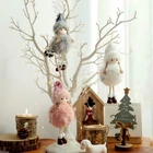 Рождественское украшение, девушка, ангел, кукла, подвесная подвеска, Рождественская елка, реквизит, Рождественский милый эльф