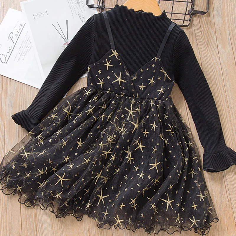 Платье для девочек Bear Leader платье вечеринок на весну и зиму вязанное в стиле