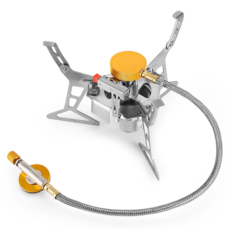 Открытый мини газовая плита Кемпинг складной ветрозащитный Сплит портативная