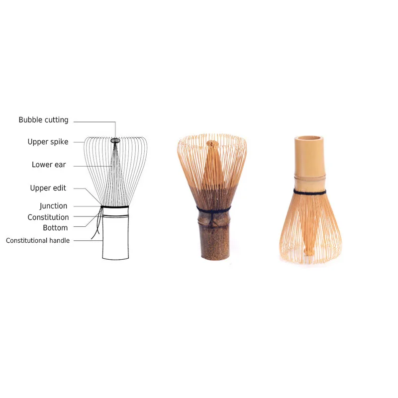 

Bamboo Tea Whisk Matcha Point Green Tea Powder Appliance Matching Tool C66