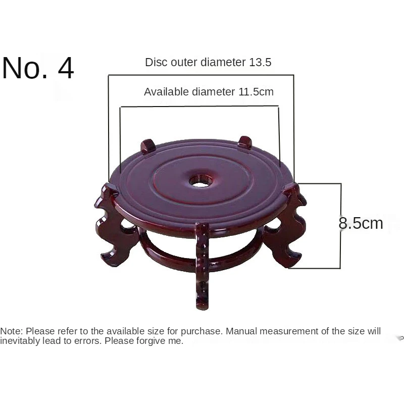 

Inner Desktop Small Receptacle Flowerpot Base Tray Jardiniere Wooden Wooden Base Flower Rack