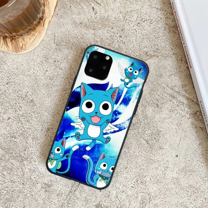

Cute cartoon Happy Felice Fairy Tail Phone Case for iPhone 8 7 6 6S Plus X 5S SE 2020 XR 11 12 Pro mini pro XS MAX