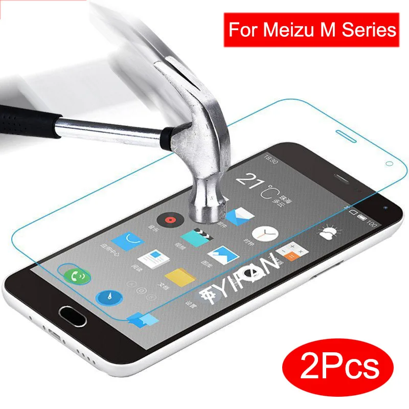 2 шт. Защитное стекло для Meizu M3 M5 M6 M8 M9 Note | Мобильные телефоны и аксессуары