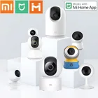 2021 новые Xiaomi MI Mijia камеры 1080P смарт-камера IP Cam Веб-камера видеокамера 360 Угол WIFI беспроводное ночное видение для приложения Mi home