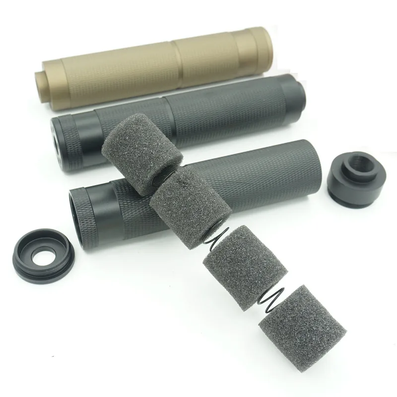 

Silenc 14mm CCW/CW Barrel Extension Tube Metal CNC Airsoft Rifle Left/Right Hand Thread Mute Decoration Fitting