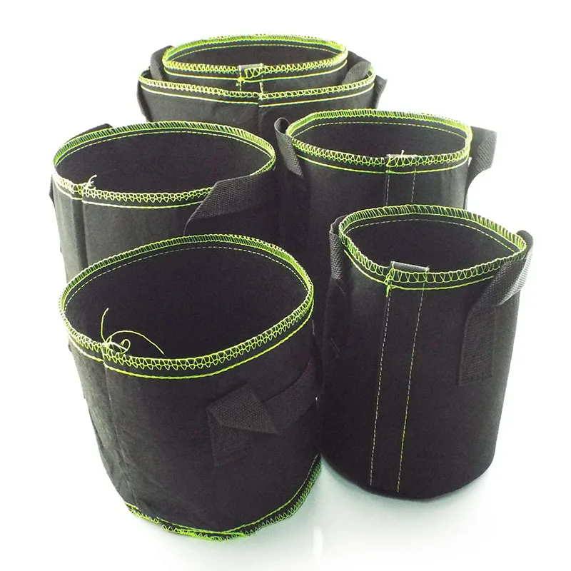 1/2/3 gallon Plant Grow Bags Nursery pots Veg Potato Transplanting planting Flower Pots Self-Adhesion Fabric Supplies Garden To |