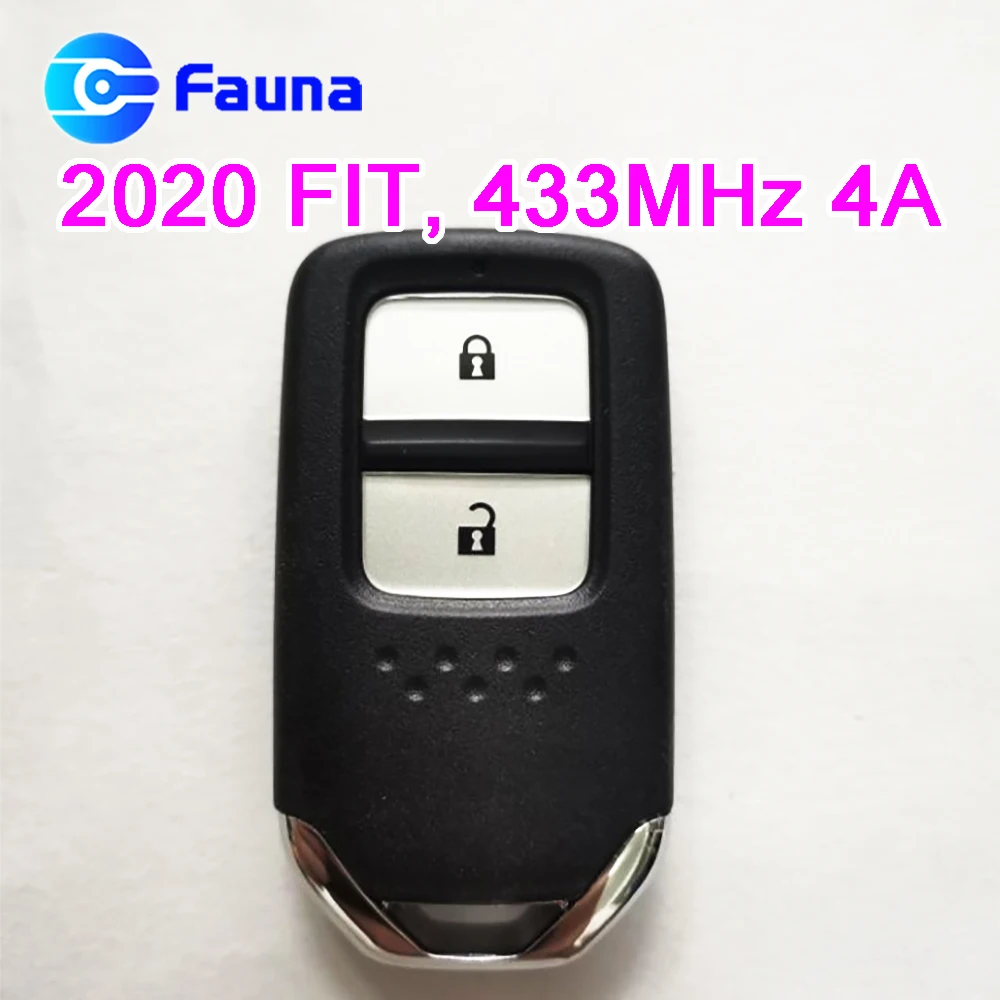 Оригинальные 2 кнопки 433 МГц RF пульт Управление для Honda FIT 2020 72147-TZA-H01 с 4A чип |