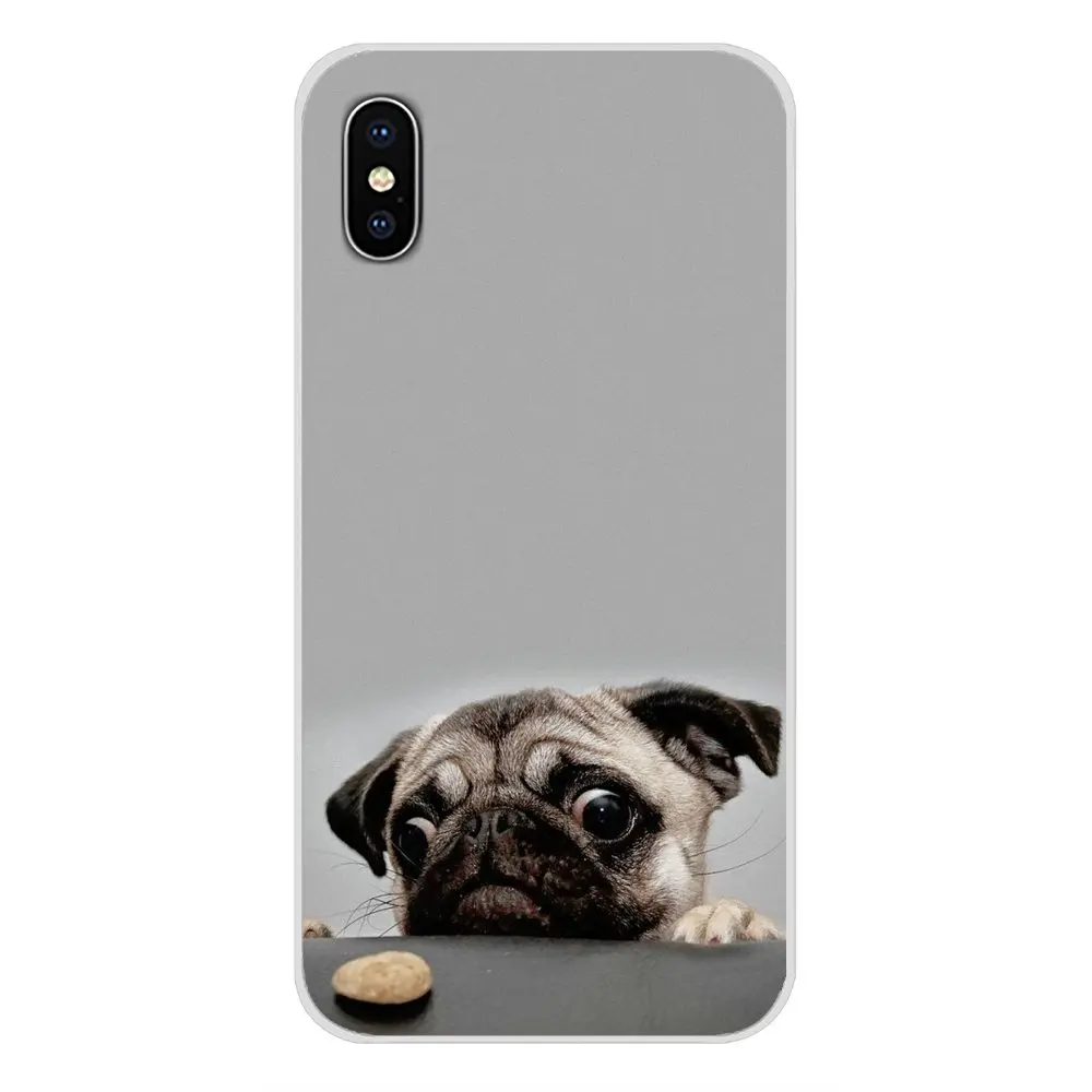 Для huawei Коврики Honor 4C 5C 5X6X7 7A 7C, 8, 9, 10, 8C 8X20 Lite Pro Аксессуары телефон оболочки чехлы животных милая собака мопс - Цвет: images 3