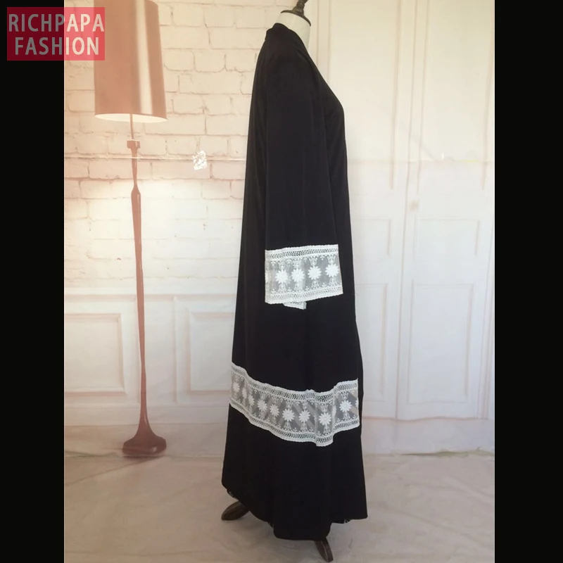 Женское длинное кружевное платье-хиджаб в мусульманском стиле | Тематическая