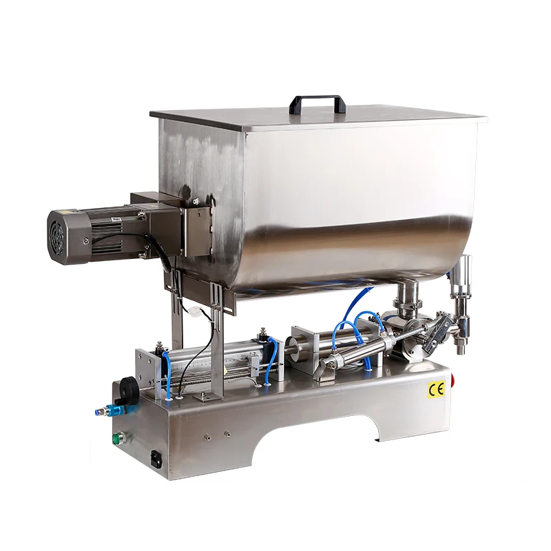 

Factory direct colloid paste chili sauce bean paste stirring filling machine equipment Mixing Bottle Filler Liquids Water 5-5000