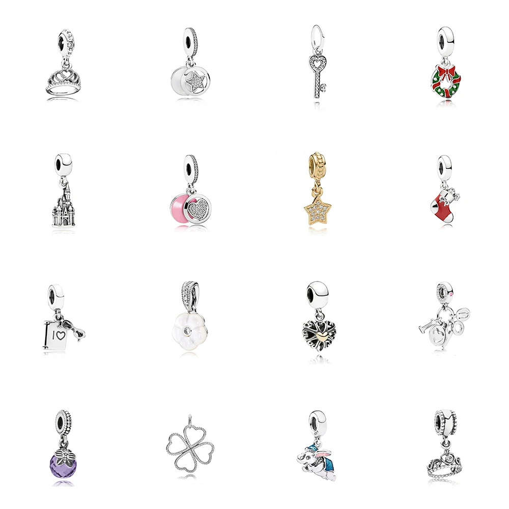 

100% 925 Sterling Silver 1: 1 Silver Heart Shaped Women Pendant Hollow Hollow Silver Pendant Original Female Fashion Jewelry