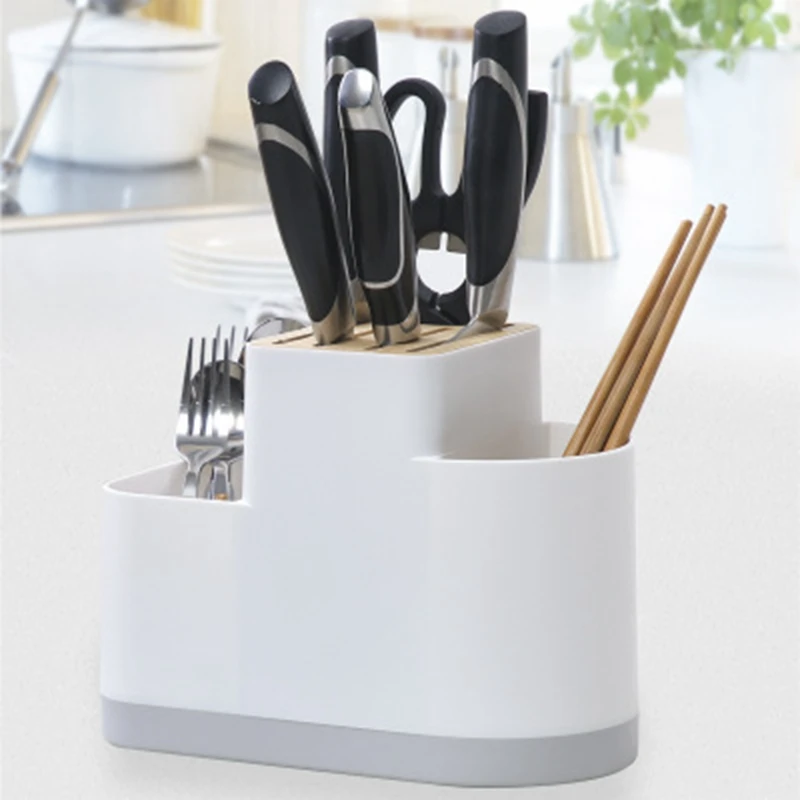 

Floor Knife Rack Kitchen Supplies Chopsticks Cage Rice Spoon Tableware Storage Plastic Rack