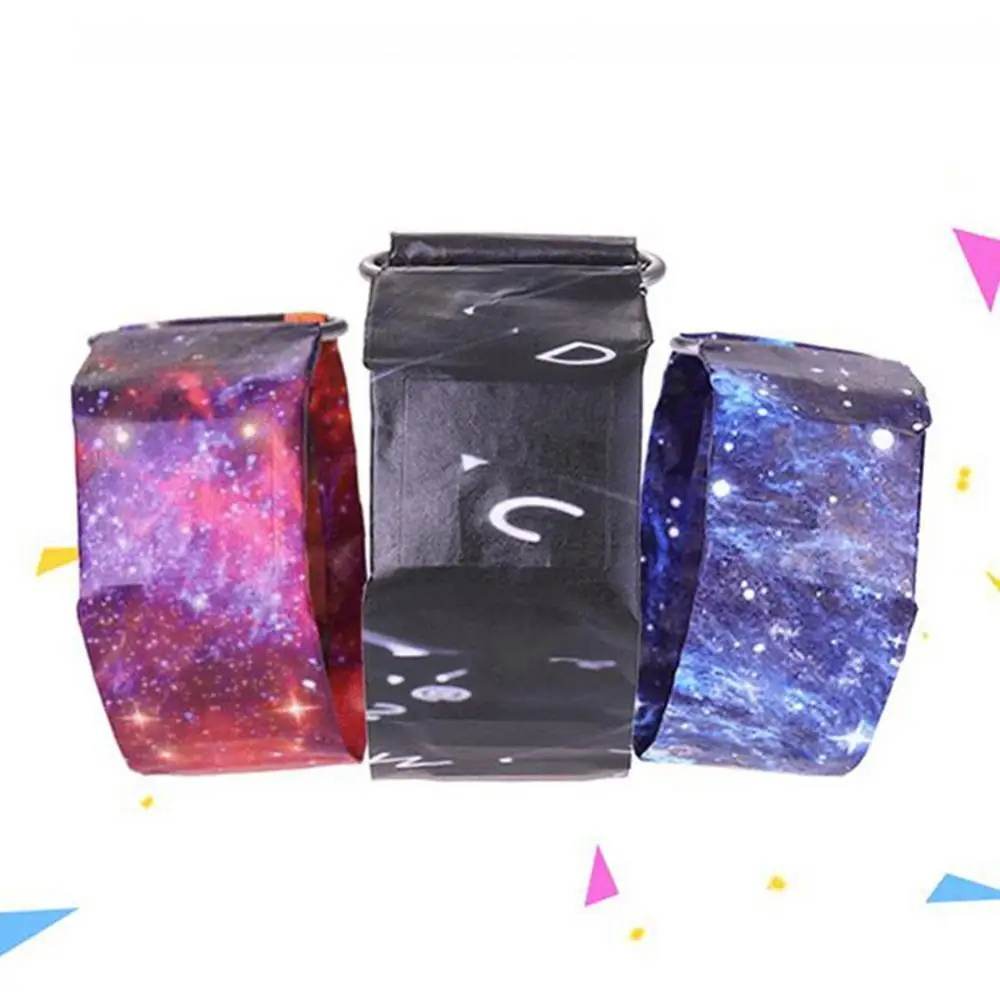

Colored Squares Pattern Paper Watch Durable DuPont Paper Strap Watches Women Gift Digital Time Display Wristwatch Girlfriend