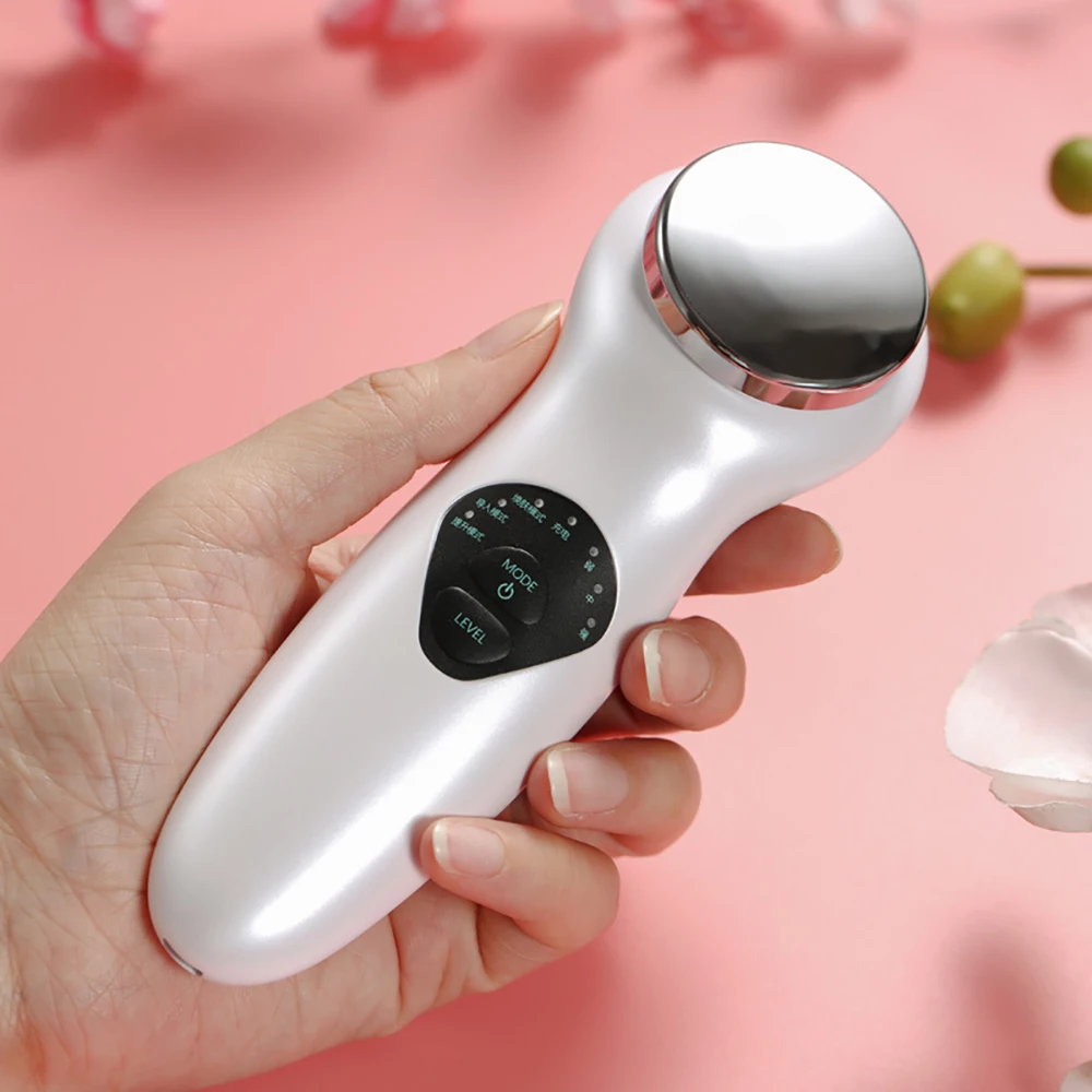 

New Home Electric Beauty Instrument Micro Current Vibration Radio Frequency Instrument Facial Lift Anti Aging Wrinkle Massager