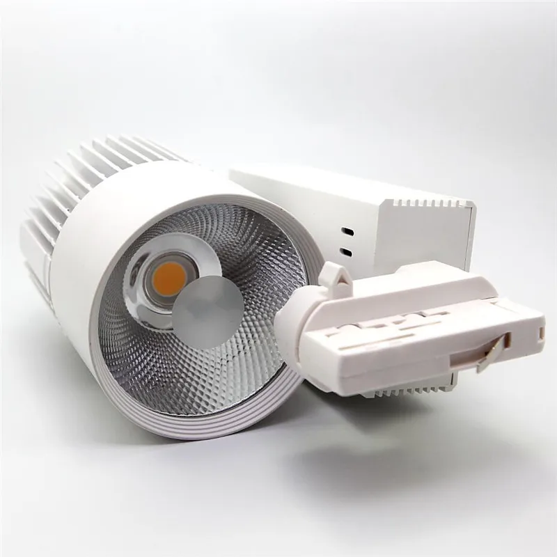 Трековый светодиодный светильник 4 провода 3 фазы 35 Вт|cob led track|led trackled track light |