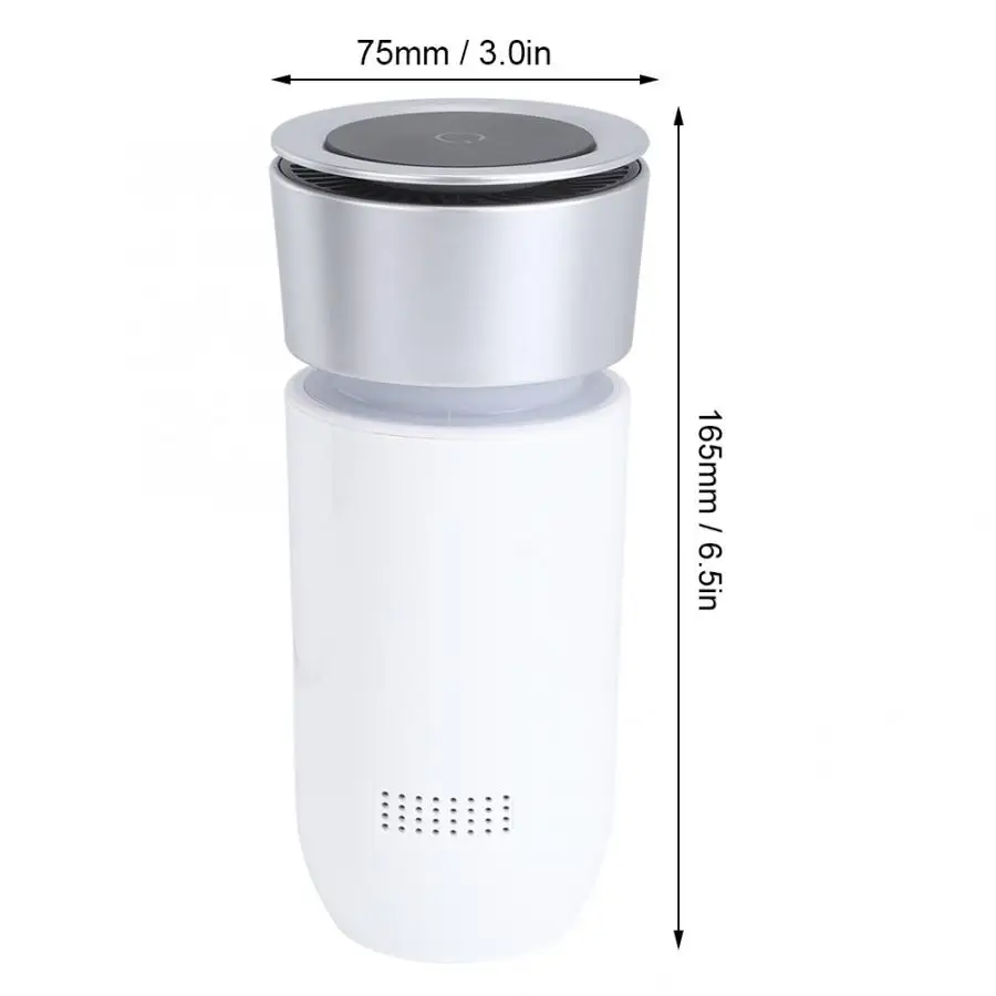 Portable Efficient USB Negative Ion Air Cleaner Odor Removal for Car Home Use Purifier | Бытовая техника