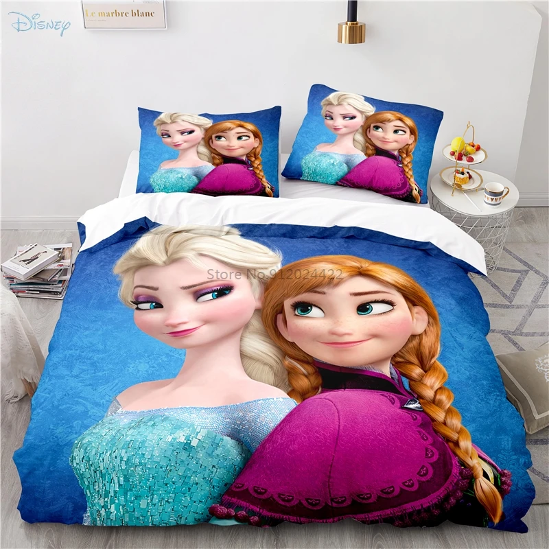 

Home Textile Frozen Printed Bedding Set 3d Disney Cartoon Duvet Cover Set Pillowcase Twin Full Queen King Size Bedclothes 2/3PCS