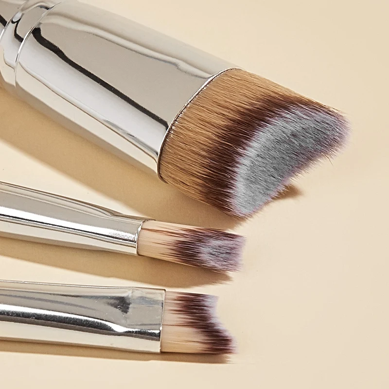 

3Pcs Makeup Brush Set Eye Makeup Brush Blending Concealer Highlighter Face Beauty Make Up Tool