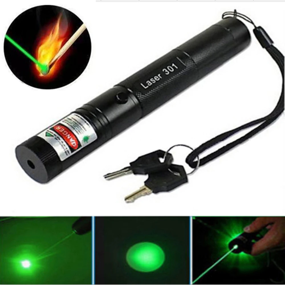 

Laser sight 5mw high power green dot laser equipment 301 powerful laser pointer 532Nm green laser pointer burning laser pointer