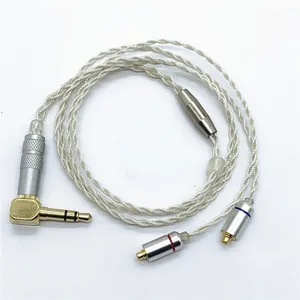 diy earphone wire mmcx 0 78 qdc ie80 im50 tf10 a2dc short cable 50cm free global shipping