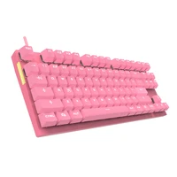 MOTOSPEED Professional Gaming Mechanical Keyboard RGB Rainbow Backlit Keys Illuminated Computer USB For Mac Pink