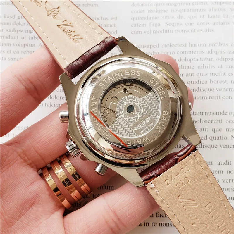 

1884 Navitimer Luxury Brand quartz women Watches Quartz Watch Stainless Steel Strap wristwatch classic business dress men watch