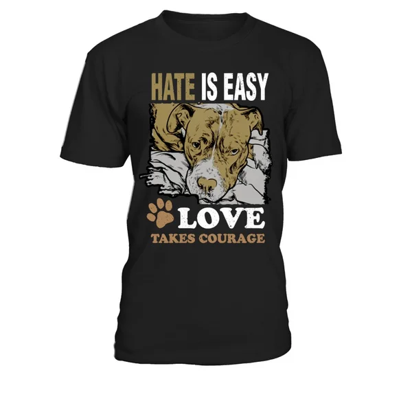 

Men's T-Shirt Love pitbull