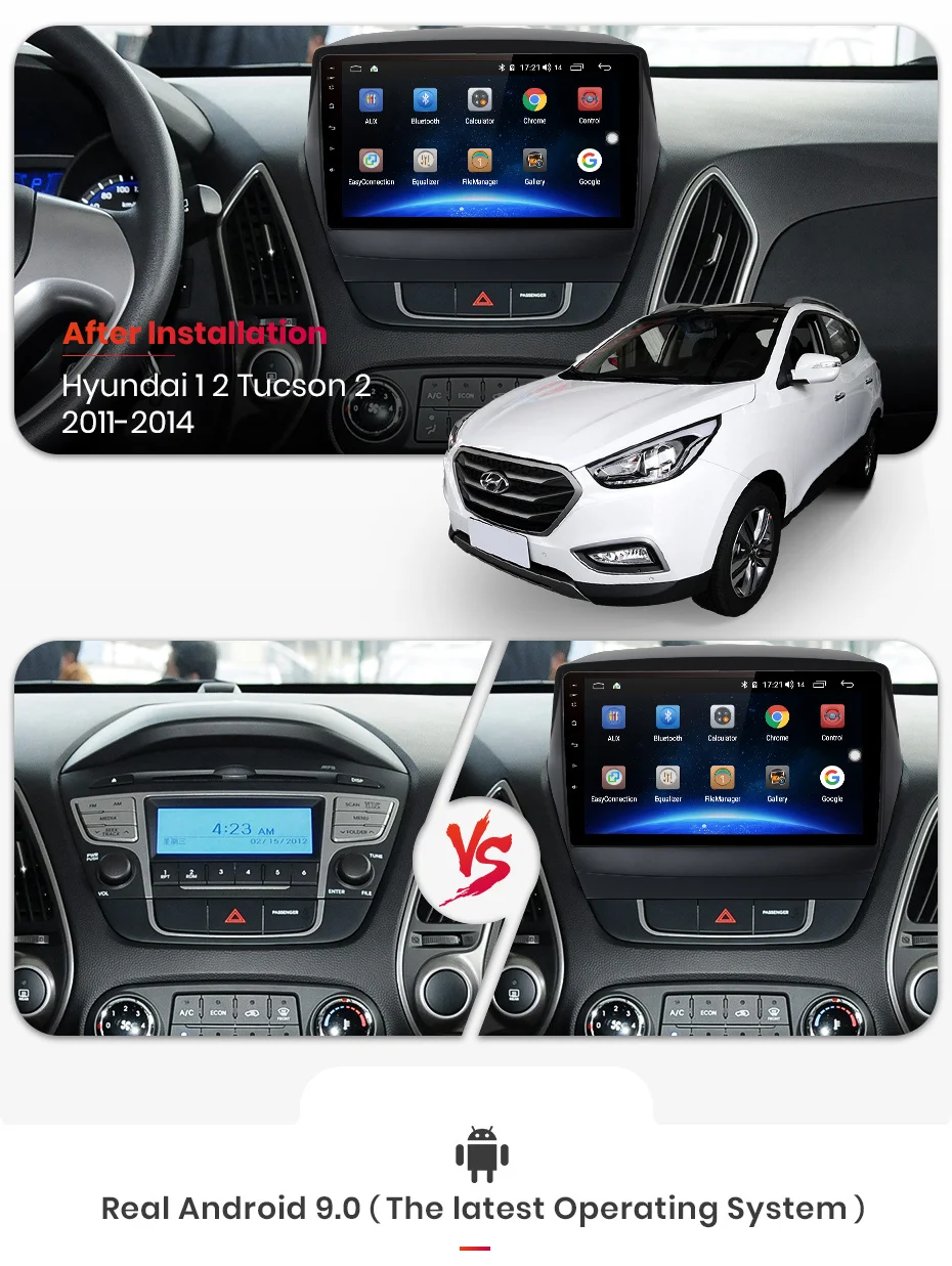 Junsun 4 г+ 64 г CarPlay DSP Android 8,1 автомобильный радио мультимедиа аудио плеер для hyundai ix35 Tucson 2 LM 2011 2012 2013 без DVD