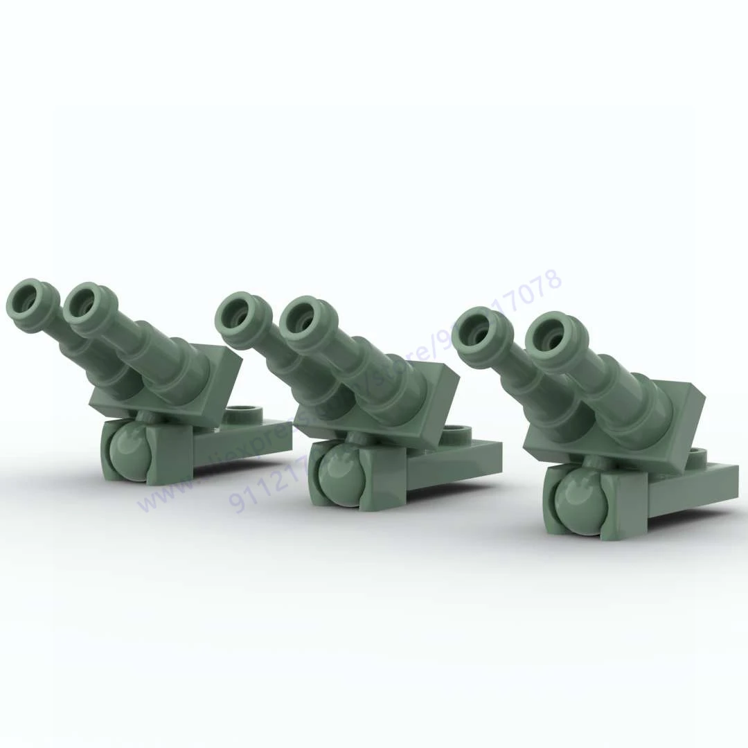 

10 set Military Building Block Toy mini Anti-aircraft Weapons Liftable Army Anti-aircraft Gun Assemble Creative for Children Toy